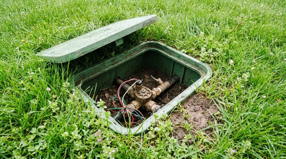 Certified backflow tester using a calibrated differential pressure kit on a residential assembly